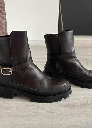 Ботинки, сапоги zara коричневые