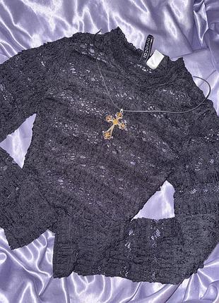 Нереальна готична прозора кофтинка h&m divided