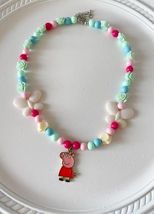 Намисто, чокер свинка пеппа