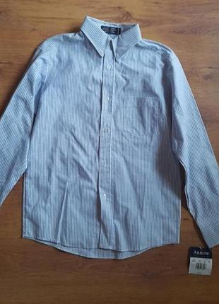 Брендова сорoчка arrow, плотний котон, р.s
