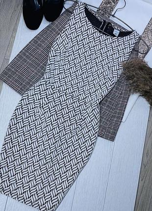 В’язана сукня xs коротке плаття футляр вʼязане плаття з принтом