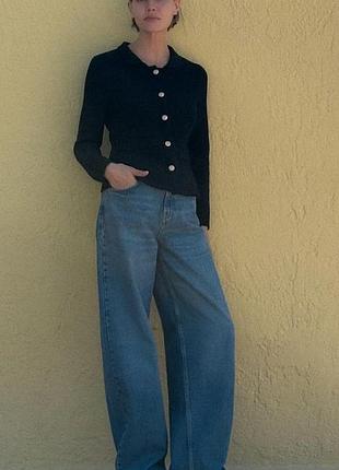 Широкі джинси wide leg straight від zara, 36, 44р, оригінал
