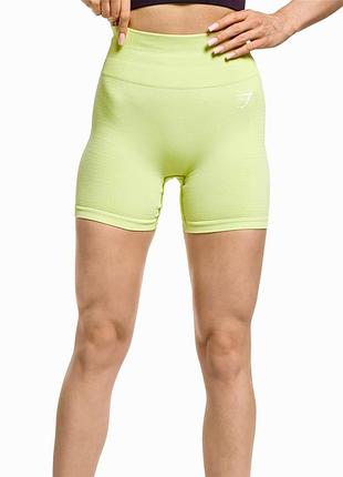 Gymshark seamless   женские компрессионные шорты/велосипедки для занятий спортом