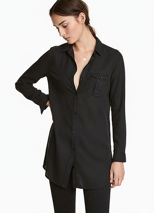 1+1=3!! ультрачерная хлопковая рубашка atmosphere