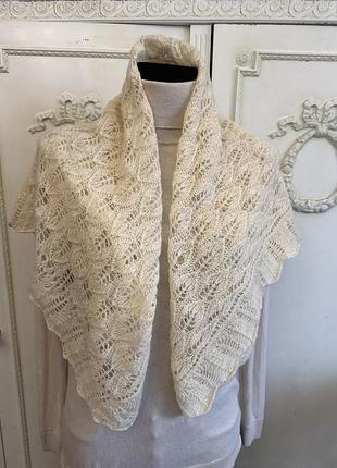 Хустка/шаль ажурна ручна робота