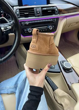 Угги угги ugg ultra mini platform ginger 5