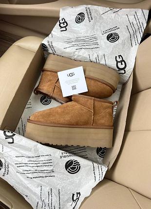 Угги угги ugg ultra mini platform ginger 2