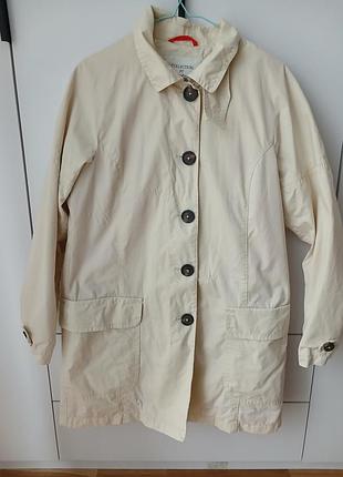 Бежевый кардиган плащ женский тоненький