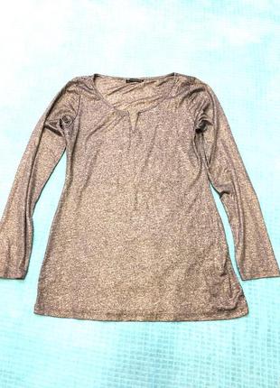 Нарядная блестящая блуза/ джемпер/ туника colbary1 фото