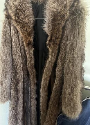 Шуба жіноча натуральна з  єнота