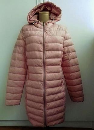Демисезонный невесомый пуховик как новый