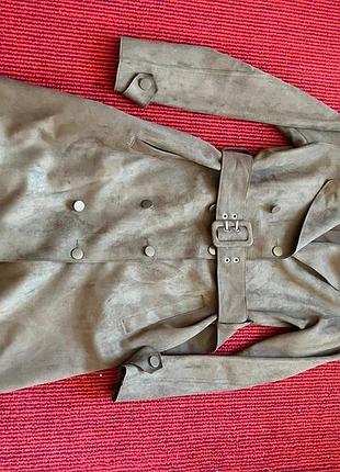 Нубуковий (замшевий) плащ zara