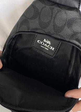 Чоловіча сумка слинг через плече coach 4