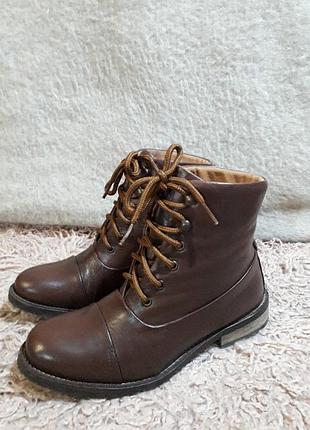Кожаные демисезонные ботинки, португалия, 37 размер