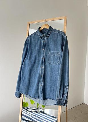 Джинсова сорочка pull&bear