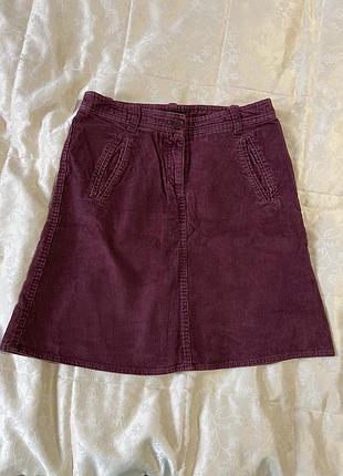 Вельветова спідниця