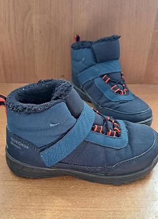 Зимние ботинки для мальчика, длина стельки 21 см, quechua