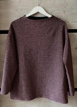 Ошатний джемпер світшот з люрексом