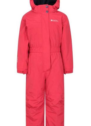 Сплошной осенний термокомбинезон для девочки 2-3 года