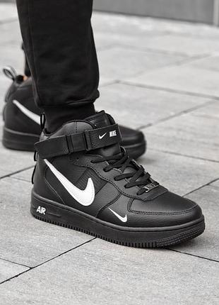 Кроссовки зимние nike air force 1