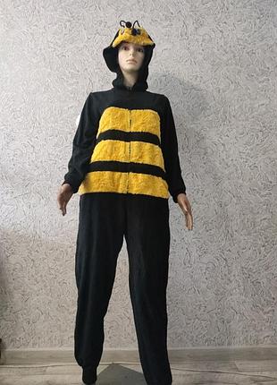 Теплая пижама кегуруми комбинезон для дома