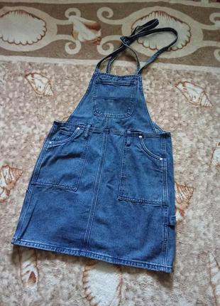 Джинсовый сарафан на девочку