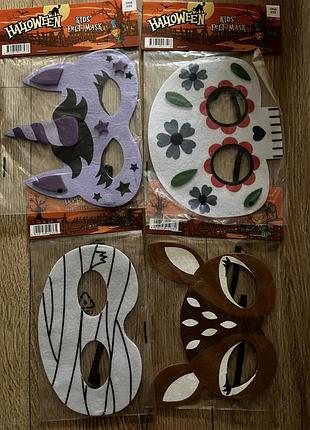 Карнавальні дитячі маски, маски для свят