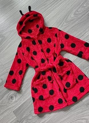 Халатик божья коровка для девочки 3/когда.