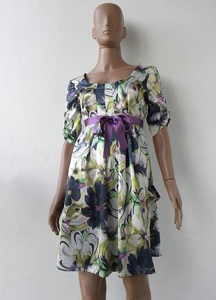 Стильное платье яркой цветовой гаммы 42-46 размеры (36-40 евро-размеры)