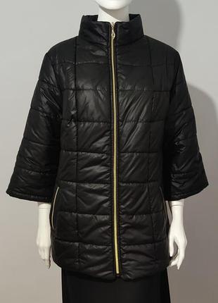 Стильная стёганая куртка бохо с рукава 3/4 от elegance.