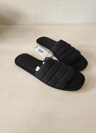 Женские домашние тапочки тапочки с открытым носком slippers by george