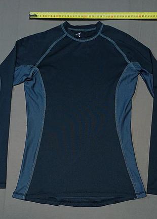 Плечі 40 см trespass  4way stretch сірочорна термобілизна size s  90% polyester 10% elastane