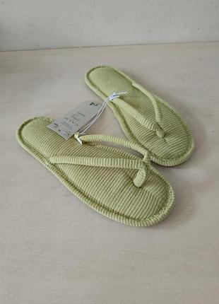 Женские домашние тапочки тапочки с открытым носком slippers by george