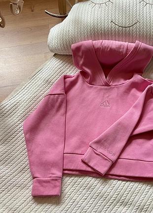Светр рожевий adidas з утепленням 6/7 р