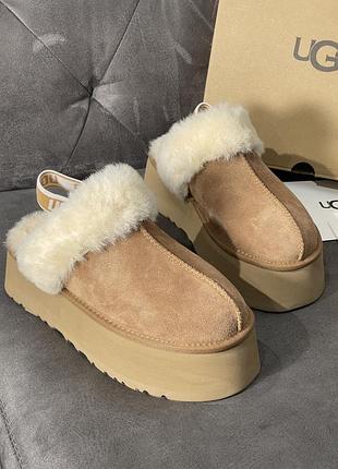Ugg зимові шльопанці пісочні