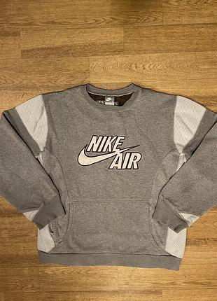 Вінтажний світшот nike air big logo
