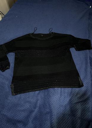 Нарядний светр з люрексом