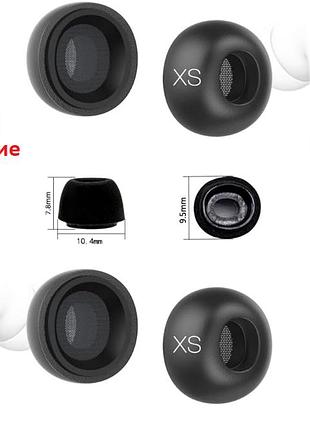 Пінні амбушури eartips apple airpods pro mwp22 apple airpods pro 2 mqd83 рорм'єр xs найменші