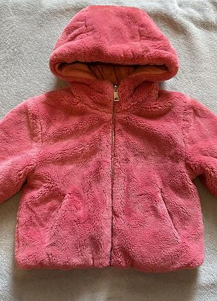 Демісезонна  двох стороння куртка на дівчинку