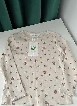 Дитяча кофта лонгслів реглан h&m