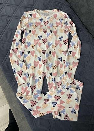 Піжама на дівчинку 10/11 років , котонова піжама дівчинці