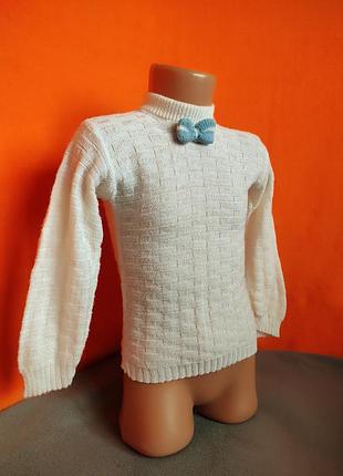 Светр з метеликом на 3-4 років