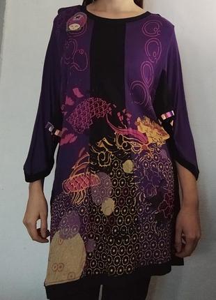 Женская туника с принтом