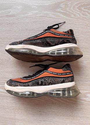 Кроссовки женские оранжевые базовые типа h&amp;m 40 размер