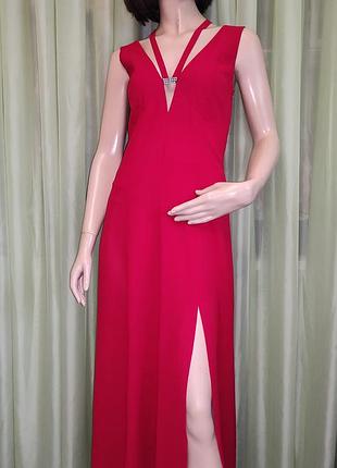 Платье праздничное бренда "vera mont", на подкладе,s, полиэстер.