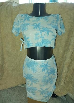 Пляжный костюм чик из сетки