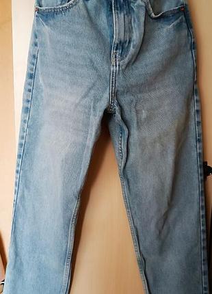 Джинси світло сині, мом fit, розмір 36