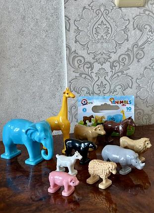 Набір диких та свійських тварин