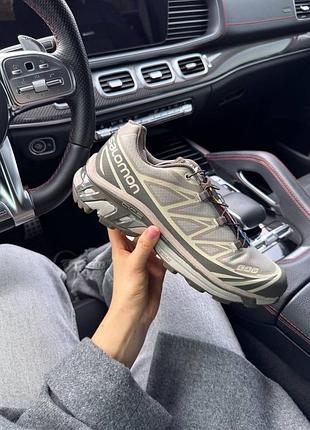 👟 чоловічі кросівки salomon xt-6 lab beige khaki  👟
