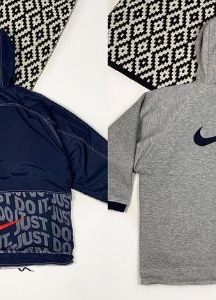 Двостороння вінтажка куртка вітровка nike